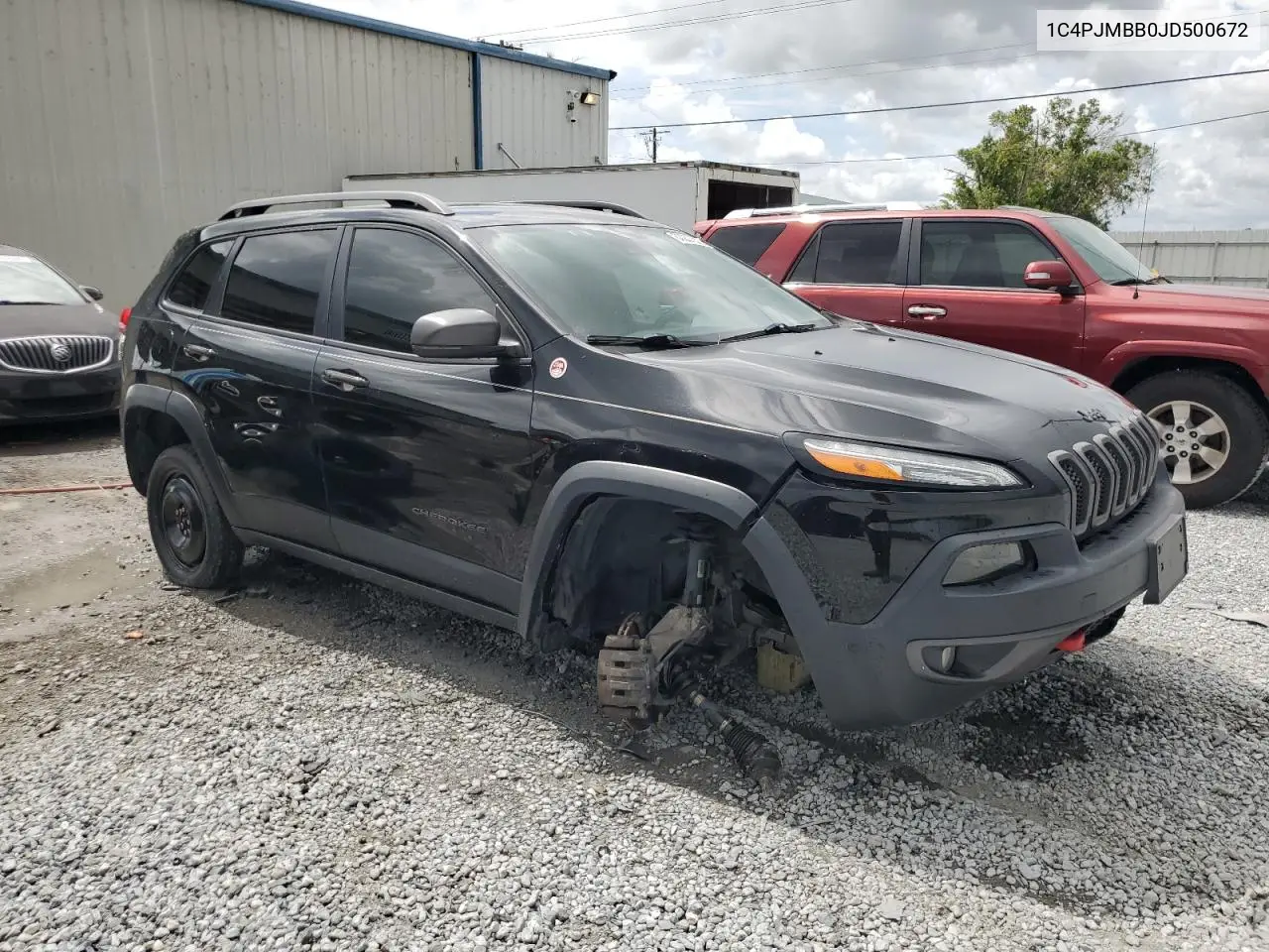2018 Jeep Cherokee Trailhawk VIN: 1C4PJMBB0JD500672 Lot: 63207915
