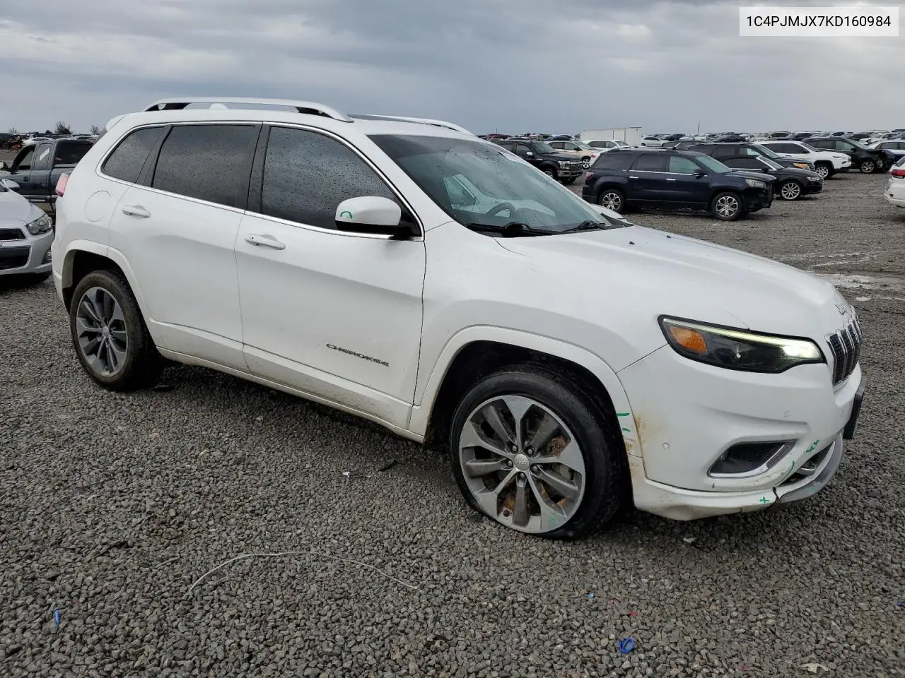 2019 Jeep Cherokee Overland VIN: 1C4PJMJX7KD160984 Lot: 51477275