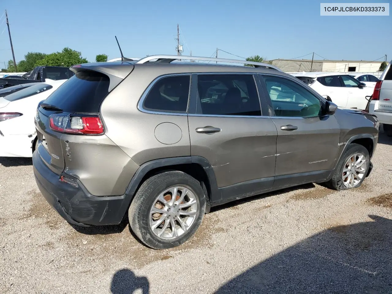2019 Jeep Cherokee Latitude VIN: 1C4PJLCB6KD333373 Lot: 51701385