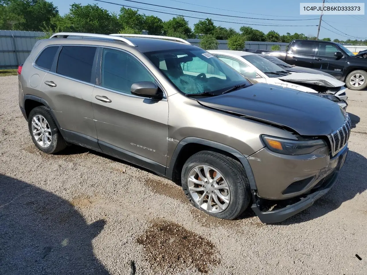 2019 Jeep Cherokee Latitude VIN: 1C4PJLCB6KD333373 Lot: 51701385
