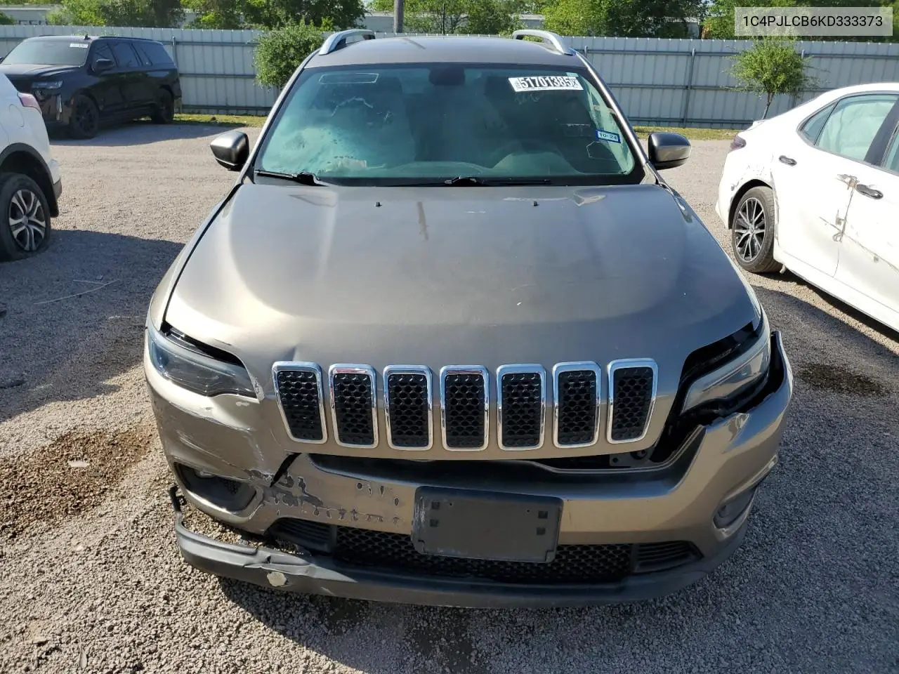 2019 Jeep Cherokee Latitude VIN: 1C4PJLCB6KD333373 Lot: 51701385