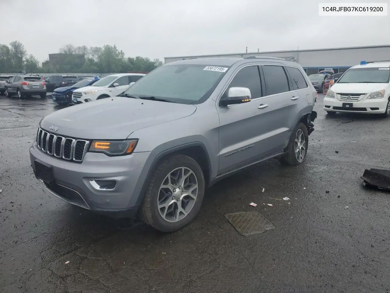2019 Jeep Grand Cherokee Limited VIN: 1C4RJFBG7KC619200 Lot: 55672195