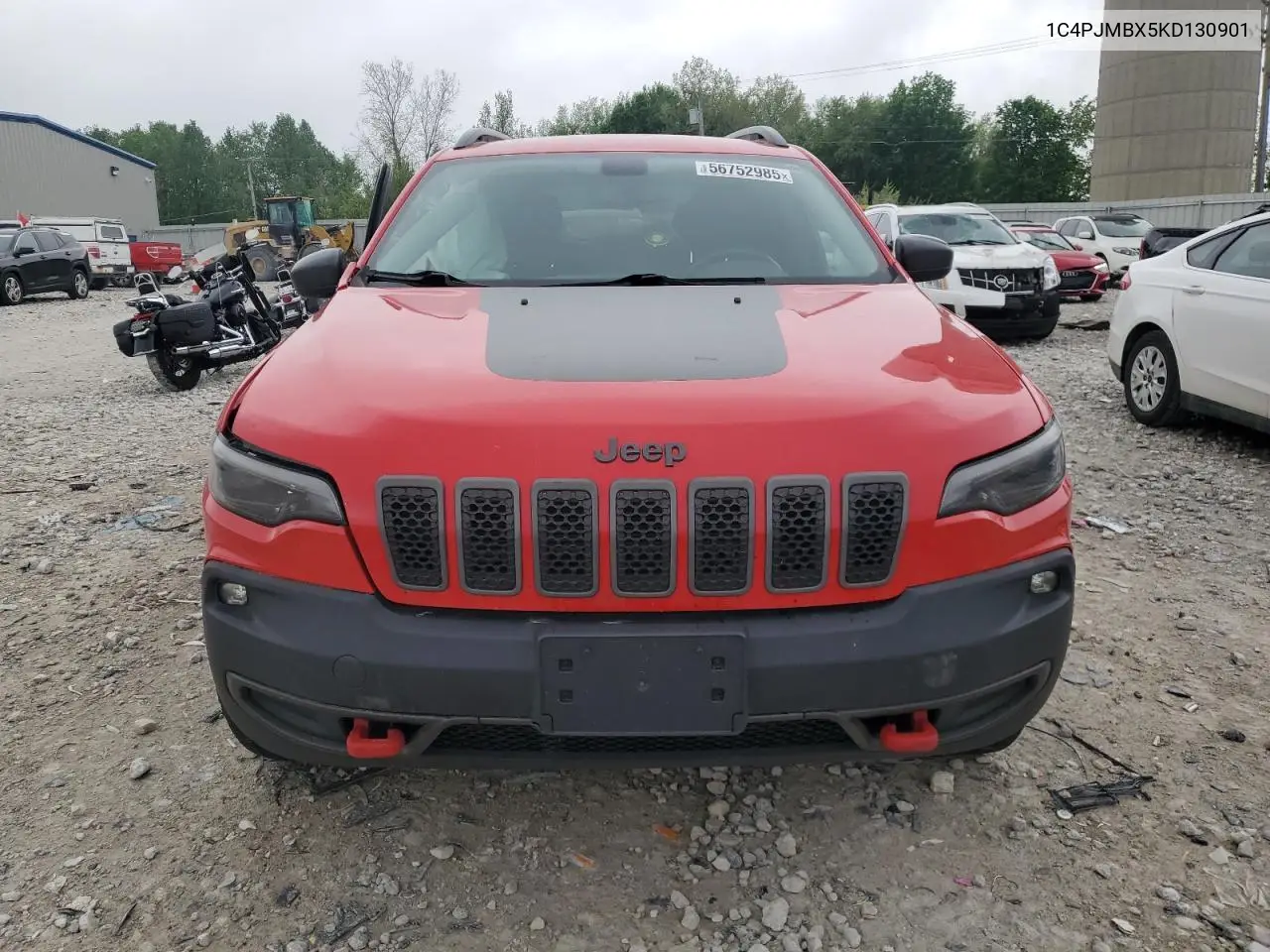 2019 Jeep Cherokee Trailhawk VIN: 1C4PJMBX5KD130901 Lot: 56752985