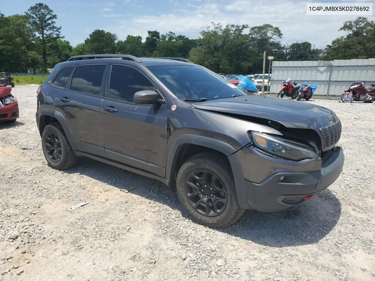 2019 Jeep Cherokee Trailhawk VIN: 1C4PJMBX5KD278692 Lot: 56912285