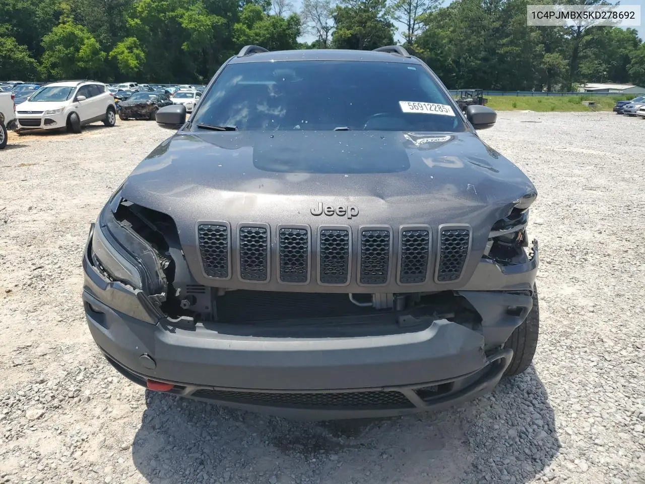 2019 Jeep Cherokee Trailhawk VIN: 1C4PJMBX5KD278692 Lot: 56912285