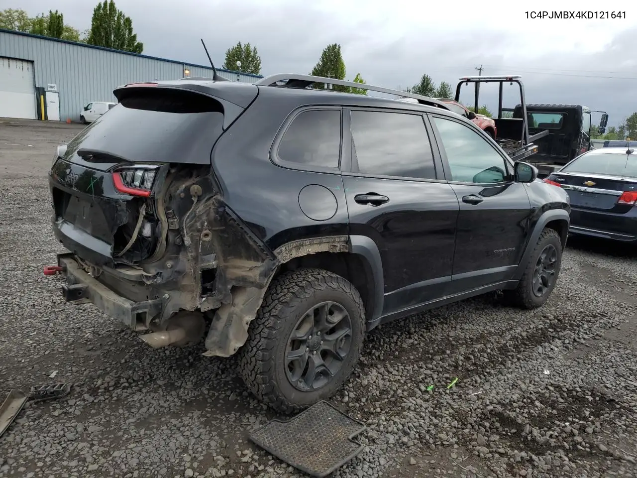 2019 Jeep Cherokee Trailhawk VIN: 1C4PJMBX4KD121641 Lot: 57128905