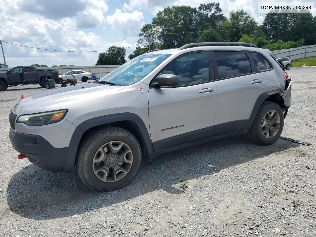 2019 Jeep Cherokee Trailhawk VIN: 1C4PJMBX3KD385398 Lot: 62817785