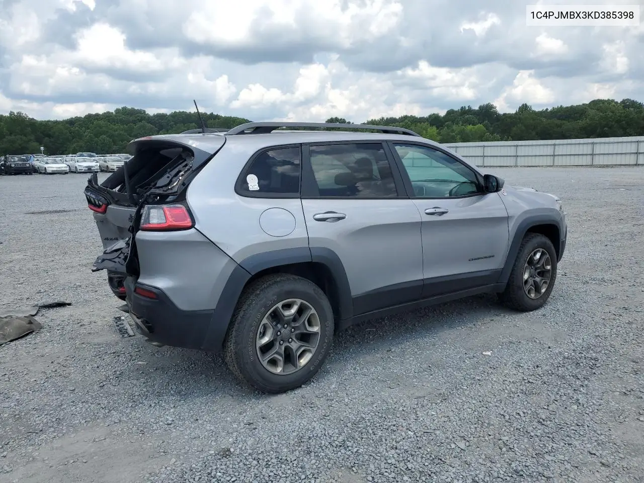 2019 Jeep Cherokee Trailhawk VIN: 1C4PJMBX3KD385398 Lot: 62817785