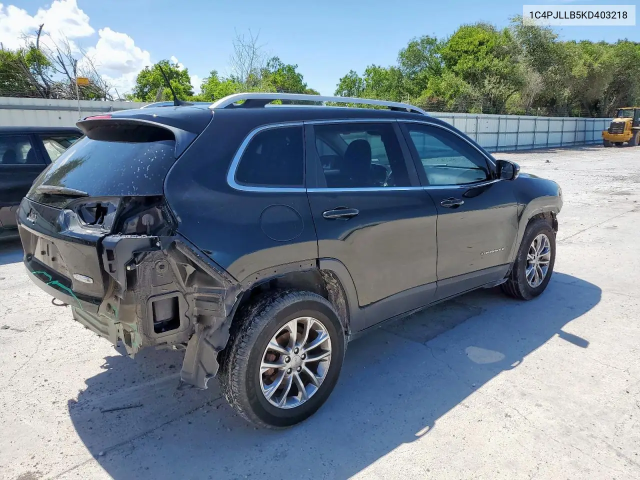 2019 Jeep Cherokee Latitude Plus VIN: 1C4PJLLB5KD403218 Lot: 63067735
