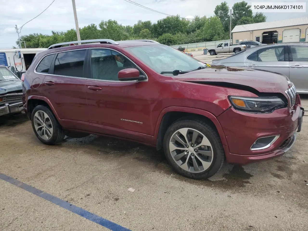 2019 Jeep Cherokee Overland VIN: 1C4PJMJN6KD174101 Lot: 63122515