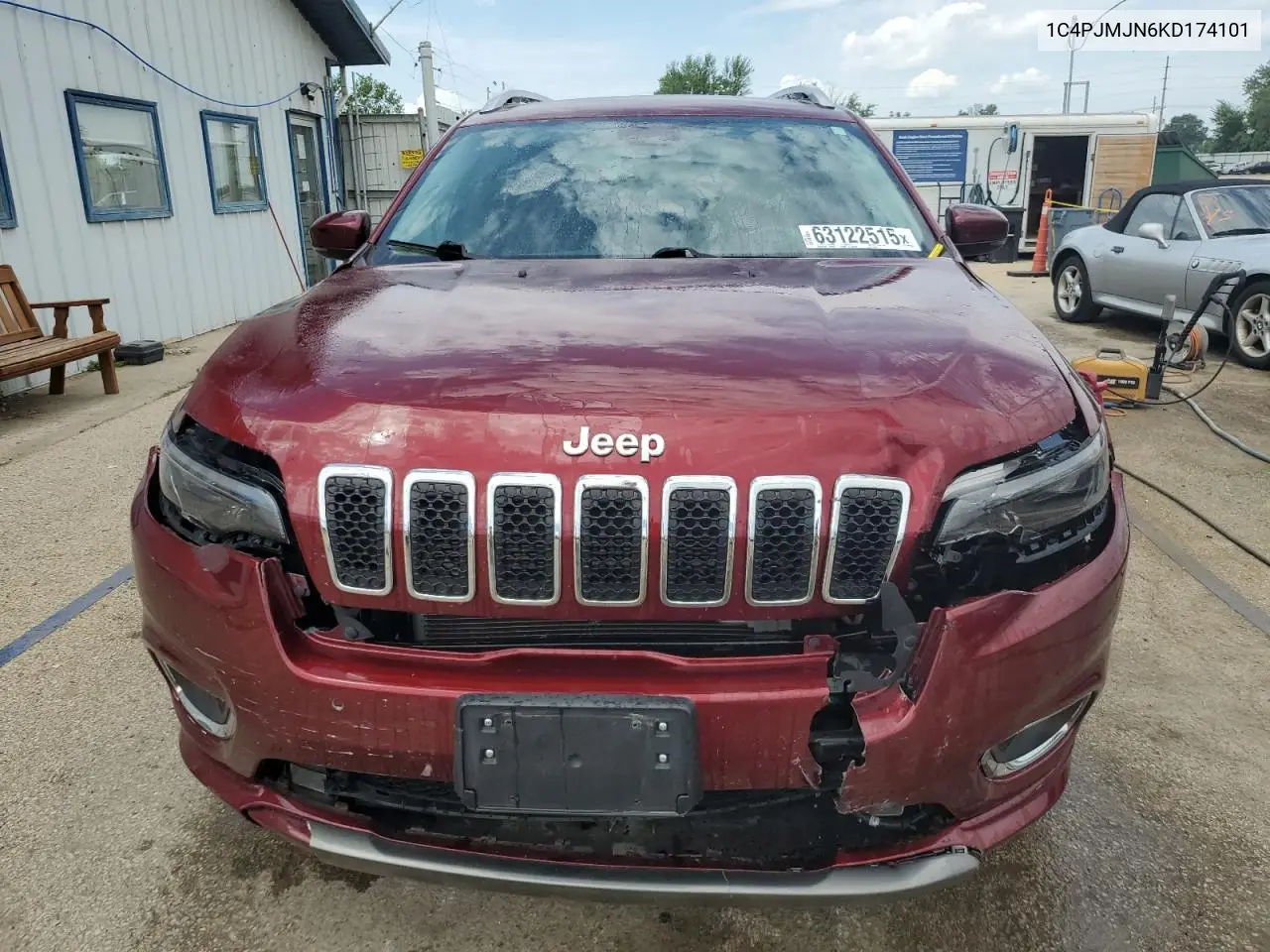 2019 Jeep Cherokee Overland VIN: 1C4PJMJN6KD174101 Lot: 63122515