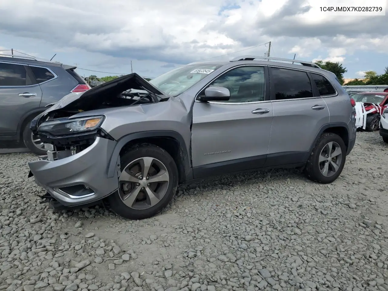 2019 Jeep Cherokee Limited VIN: 1C4PJMDX7KD282739 Lot: 65623545