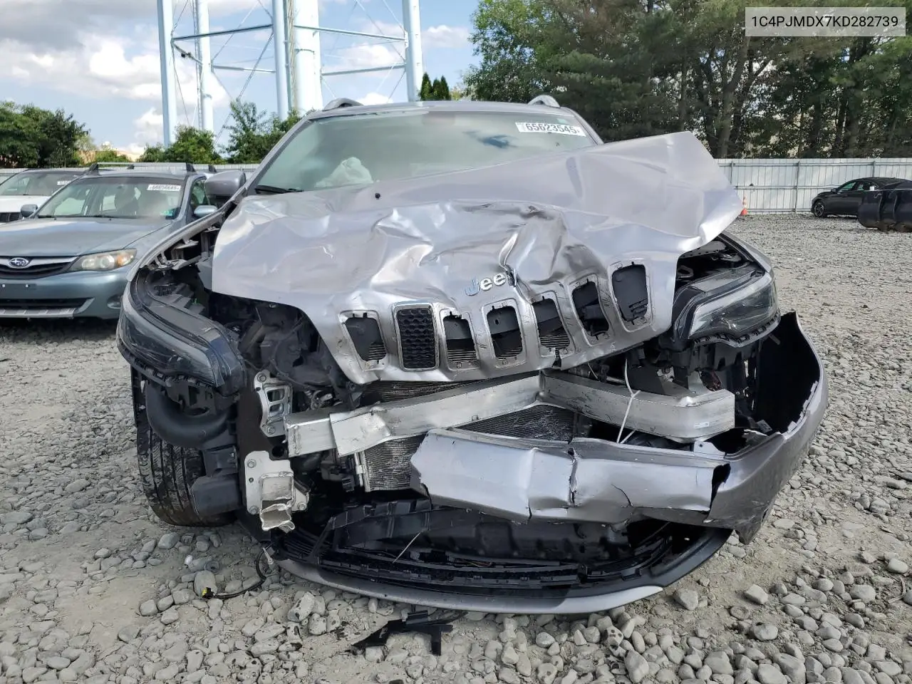 2019 Jeep Cherokee Limited VIN: 1C4PJMDX7KD282739 Lot: 65623545