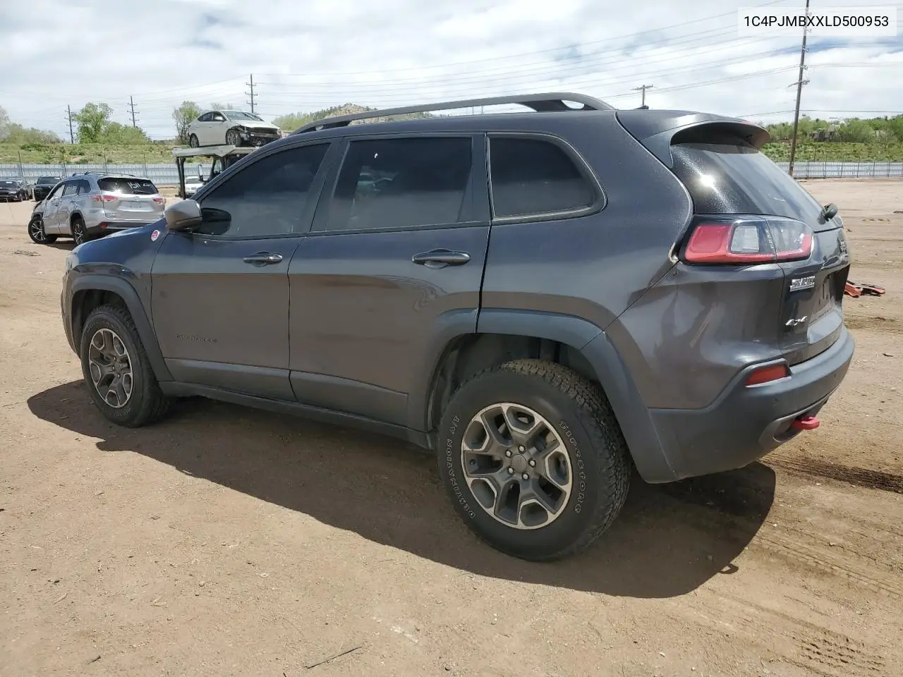 2020 Jeep Cherokee Trailhawk VIN: 1C4PJMBXXLD500953 Lot: 56972715
