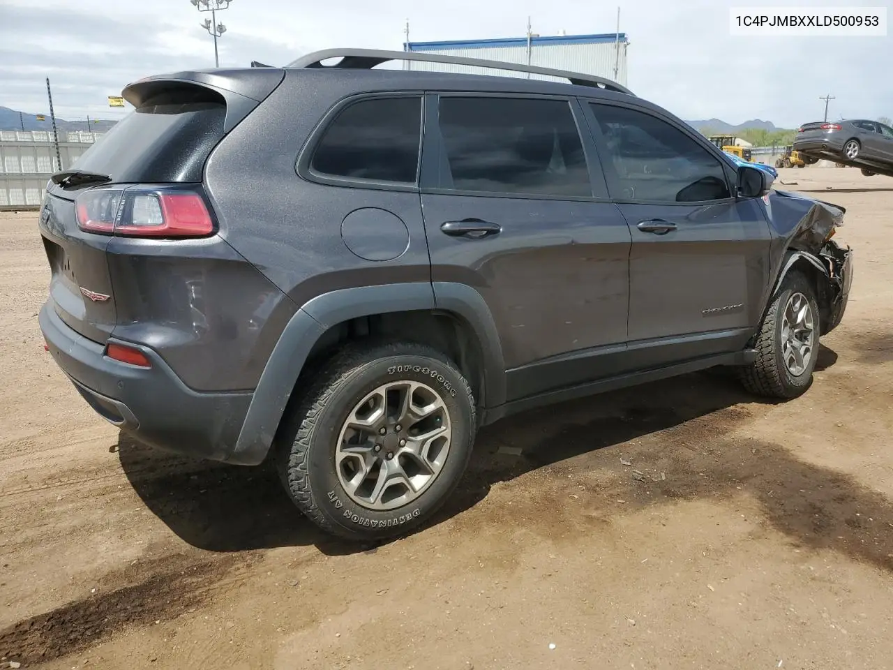 2020 Jeep Cherokee Trailhawk VIN: 1C4PJMBXXLD500953 Lot: 56972715