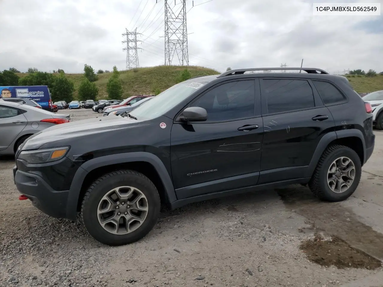 2020 Jeep Cherokee Trailhawk VIN: 1C4PJMBX5LD562549 Lot: 63055805
