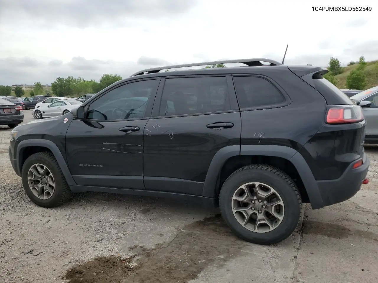 2020 Jeep Cherokee Trailhawk VIN: 1C4PJMBX5LD562549 Lot: 63055805