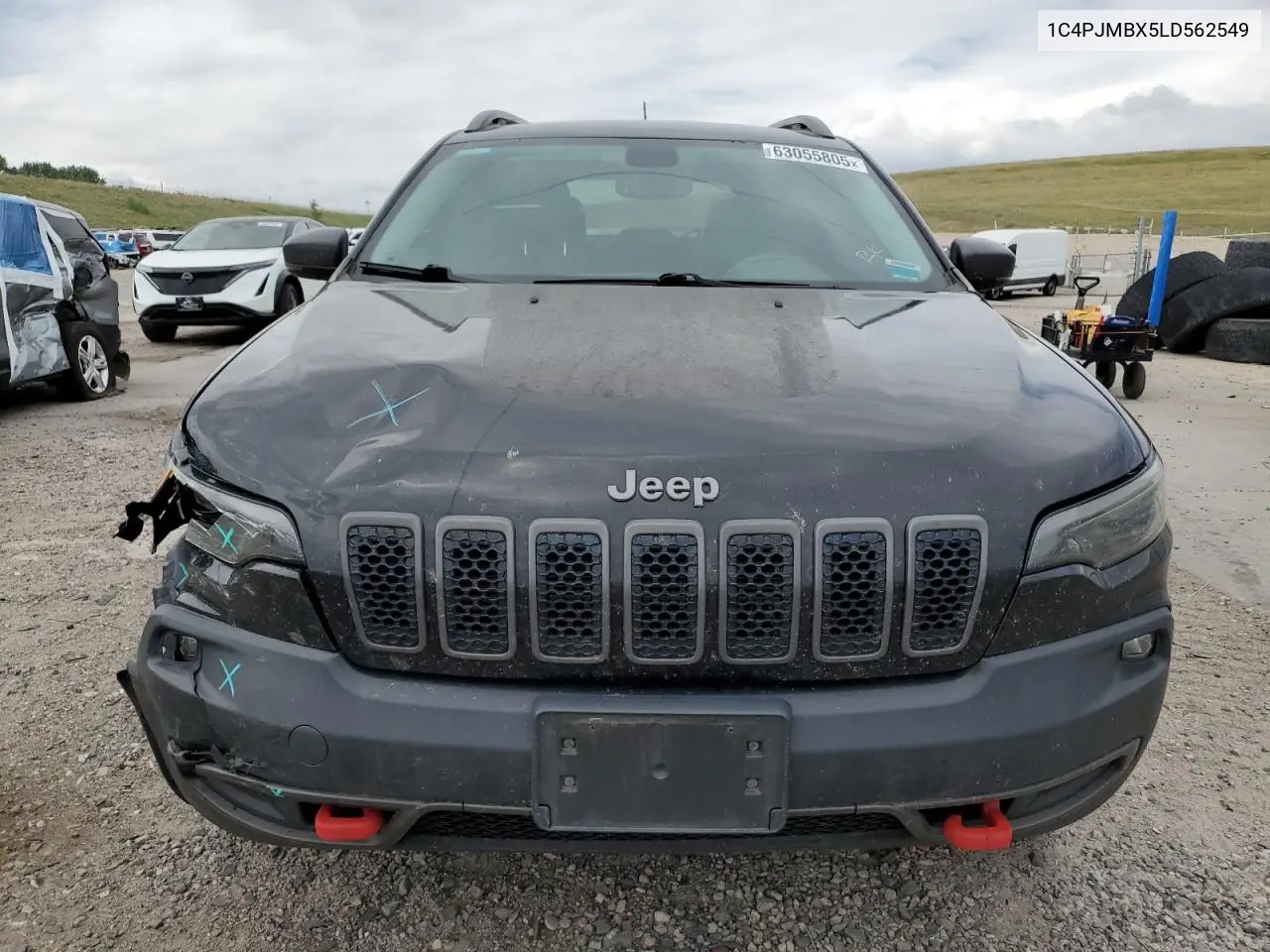 2020 Jeep Cherokee Trailhawk VIN: 1C4PJMBX5LD562549 Lot: 63055805