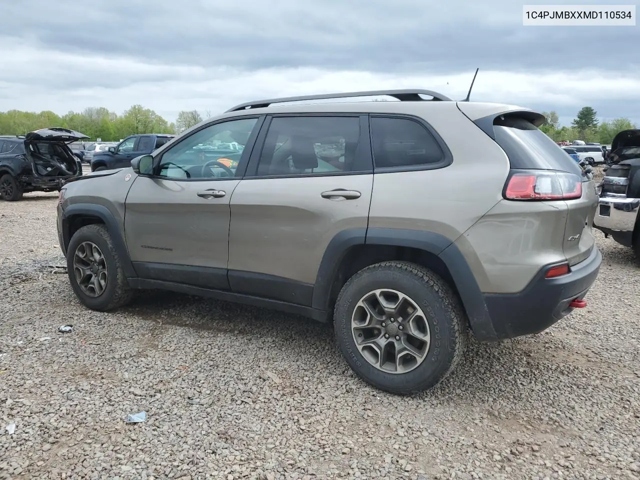 2021 Jeep Cherokee Trailhawk VIN: 1C4PJMBXXMD110534 Lot: 56333785