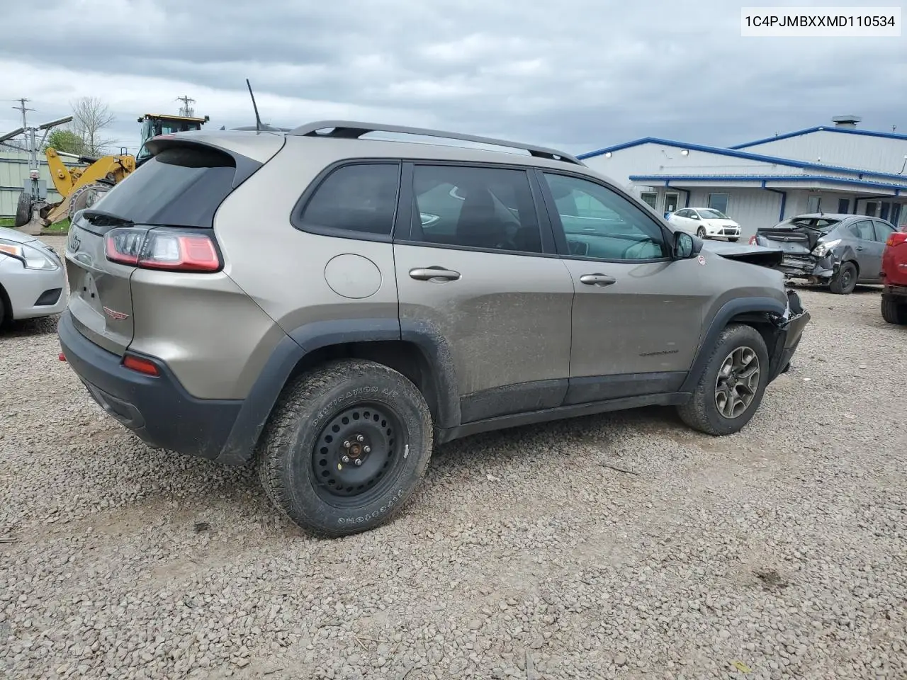 2021 Jeep Cherokee Trailhawk VIN: 1C4PJMBXXMD110534 Lot: 56333785