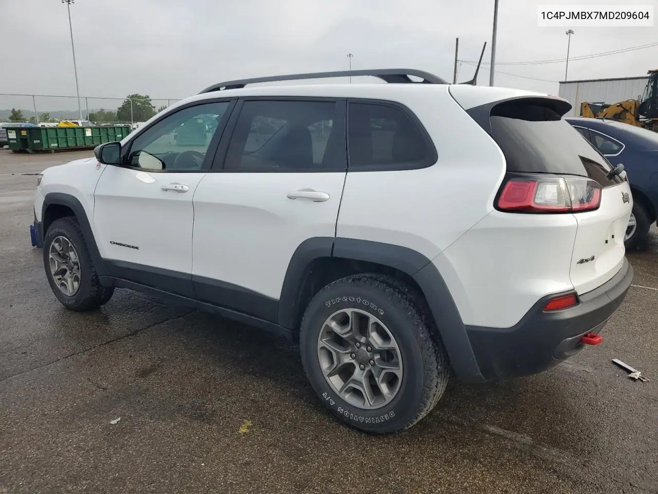 2021 Jeep Cherokee Trailhawk VIN: 1C4PJMBX7MD209604 Lot: 59289355