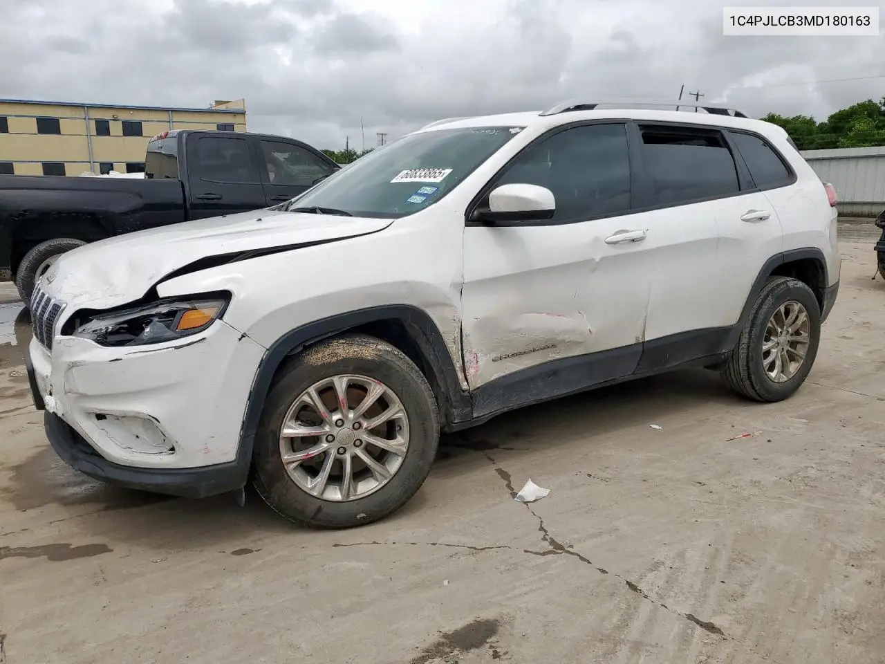 2021 Jeep Cherokee Latitude VIN: 1C4PJLCB3MD180163 Lot: 60833865