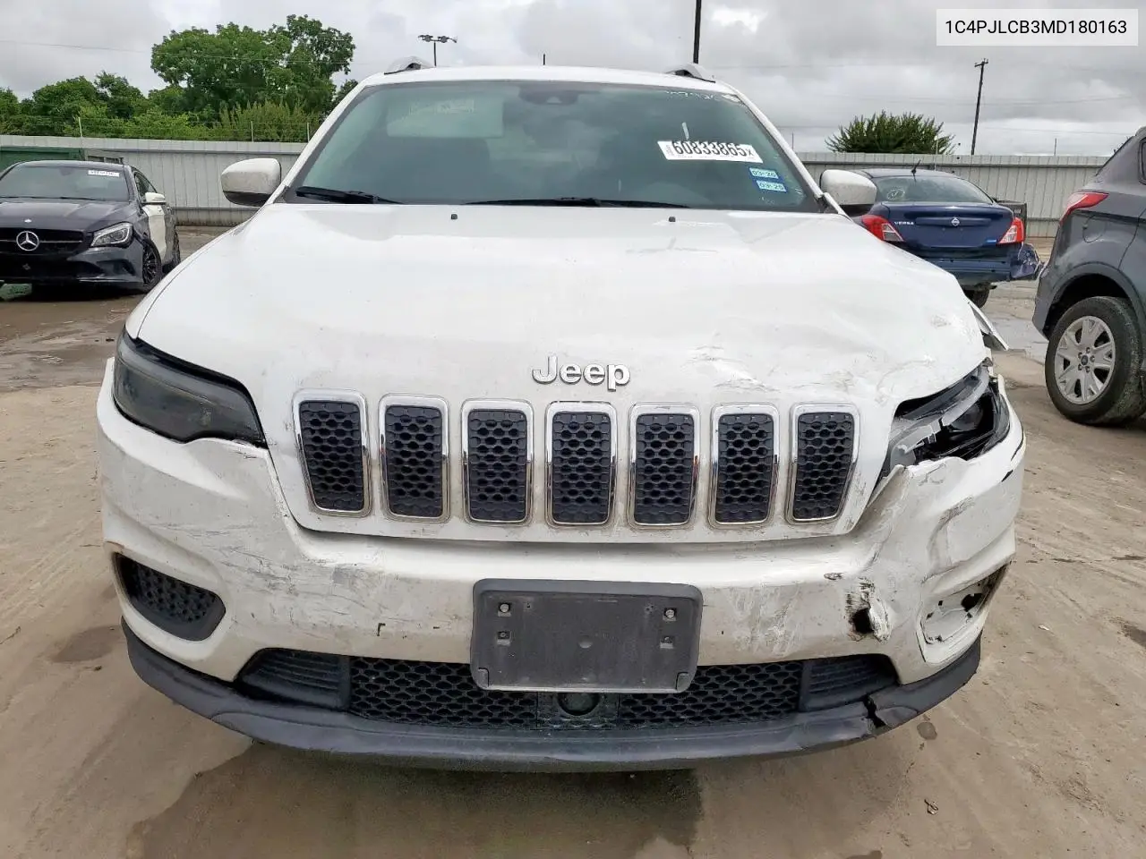2021 Jeep Cherokee Latitude VIN: 1C4PJLCB3MD180163 Lot: 60833865