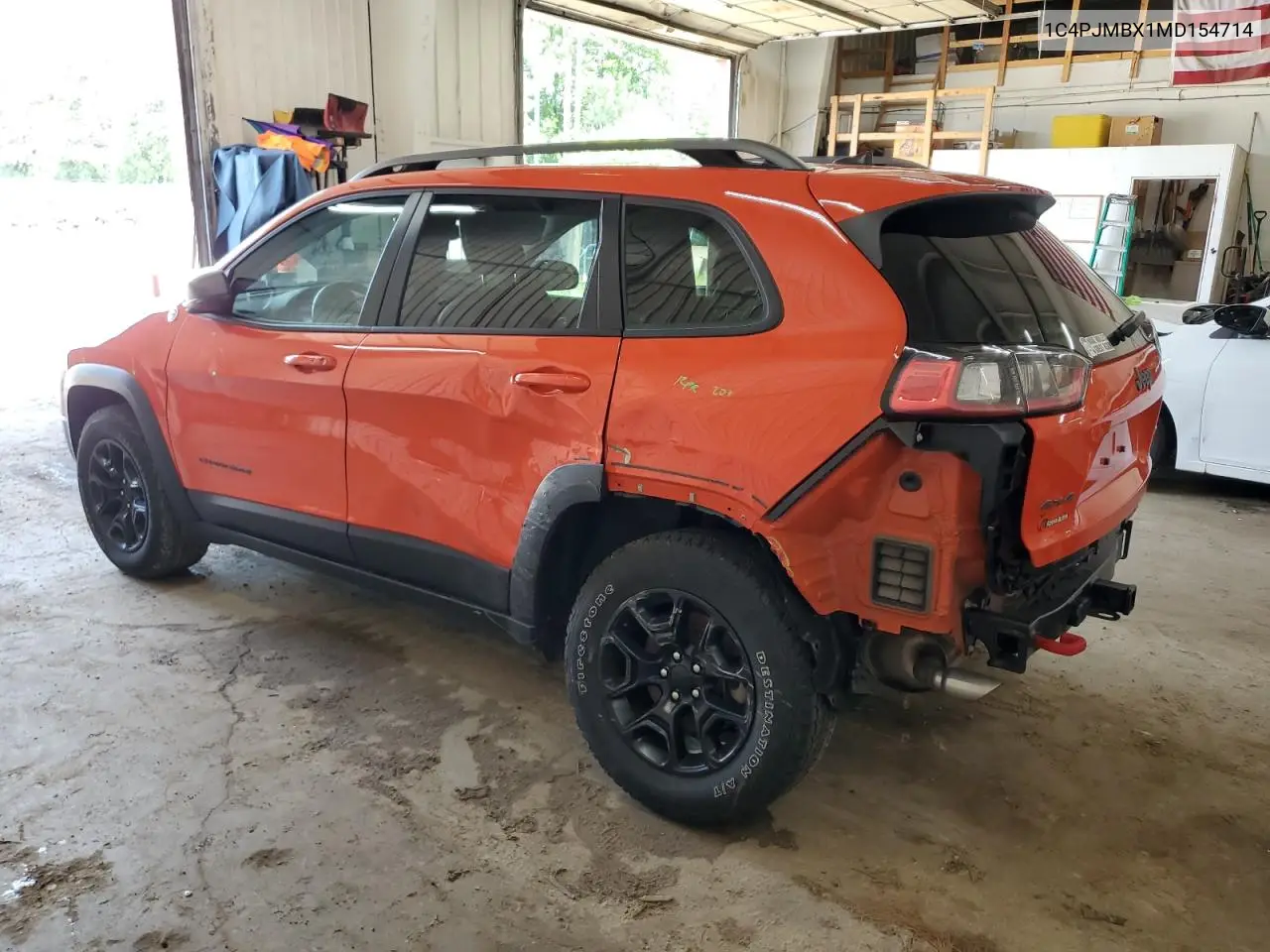 2021 Jeep Cherokee Trailhawk VIN: 1C4PJMBX1MD154714 Lot: 62785905