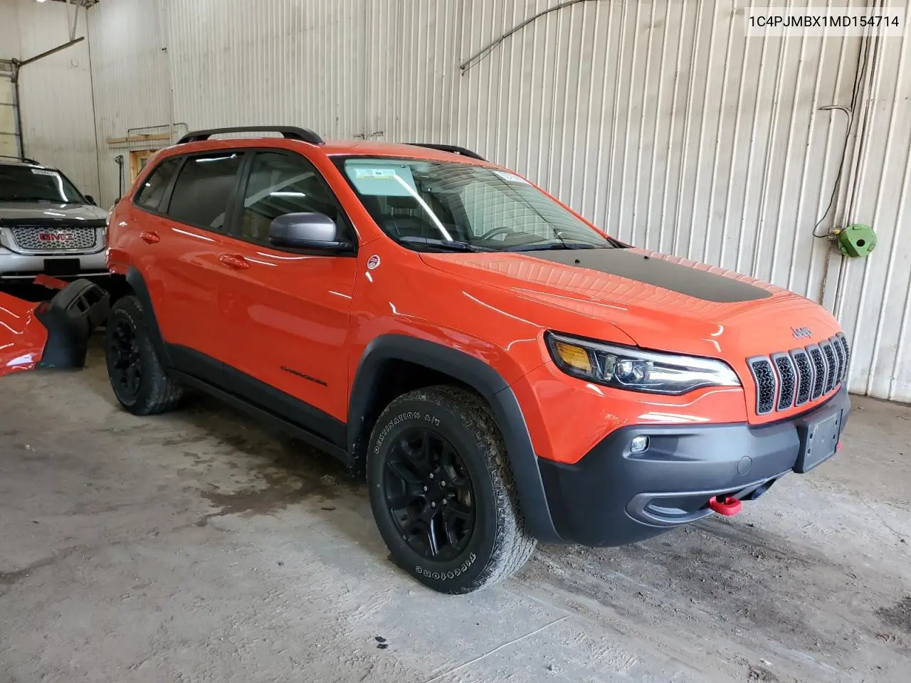 2021 Jeep Cherokee Trailhawk VIN: 1C4PJMBX1MD154714 Lot: 62785905