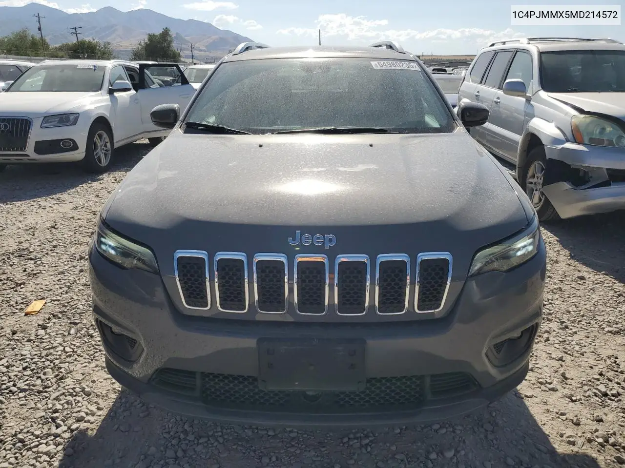 2021 Jeep Cherokee Latitude Lux VIN: 1C4PJMMX5MD214572 Lot: 64980235