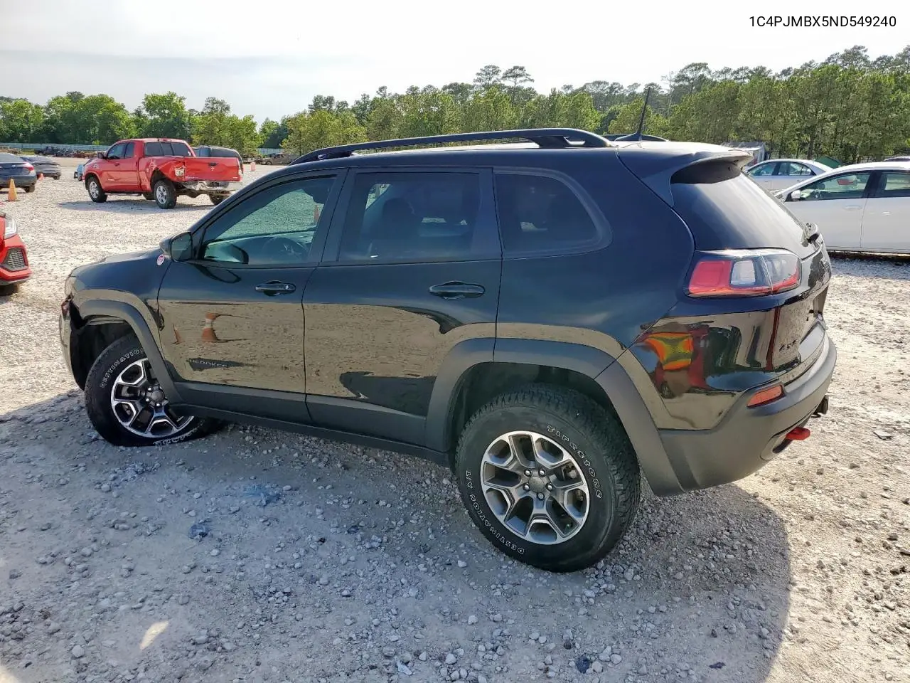 2022 Jeep Cherokee Trailhawk VIN: 1C4PJMBX5ND549240 Lot: 56743785