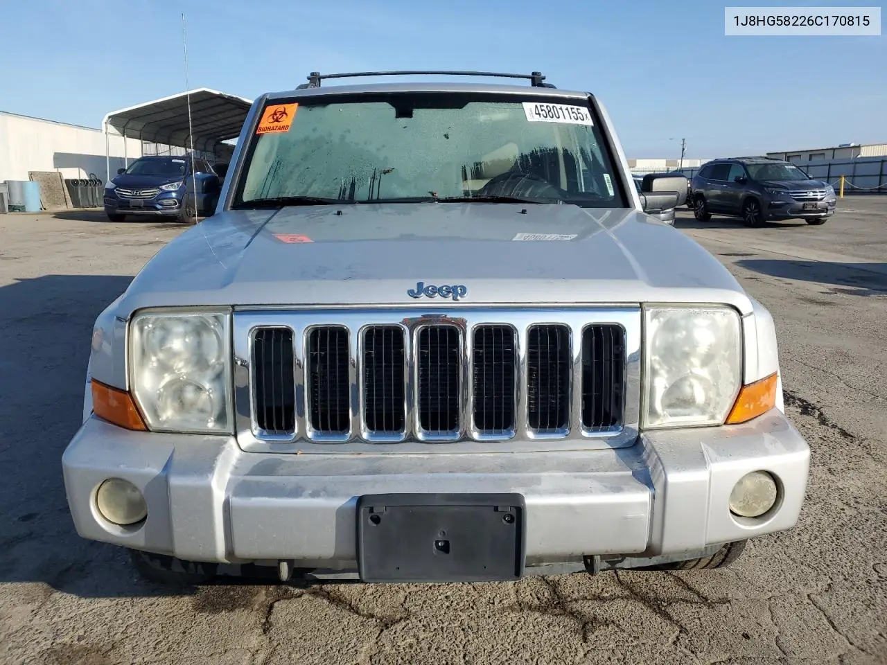 2006 Jeep Commander Limited VIN: 1J8HG58226C170815 Lot: 45801155