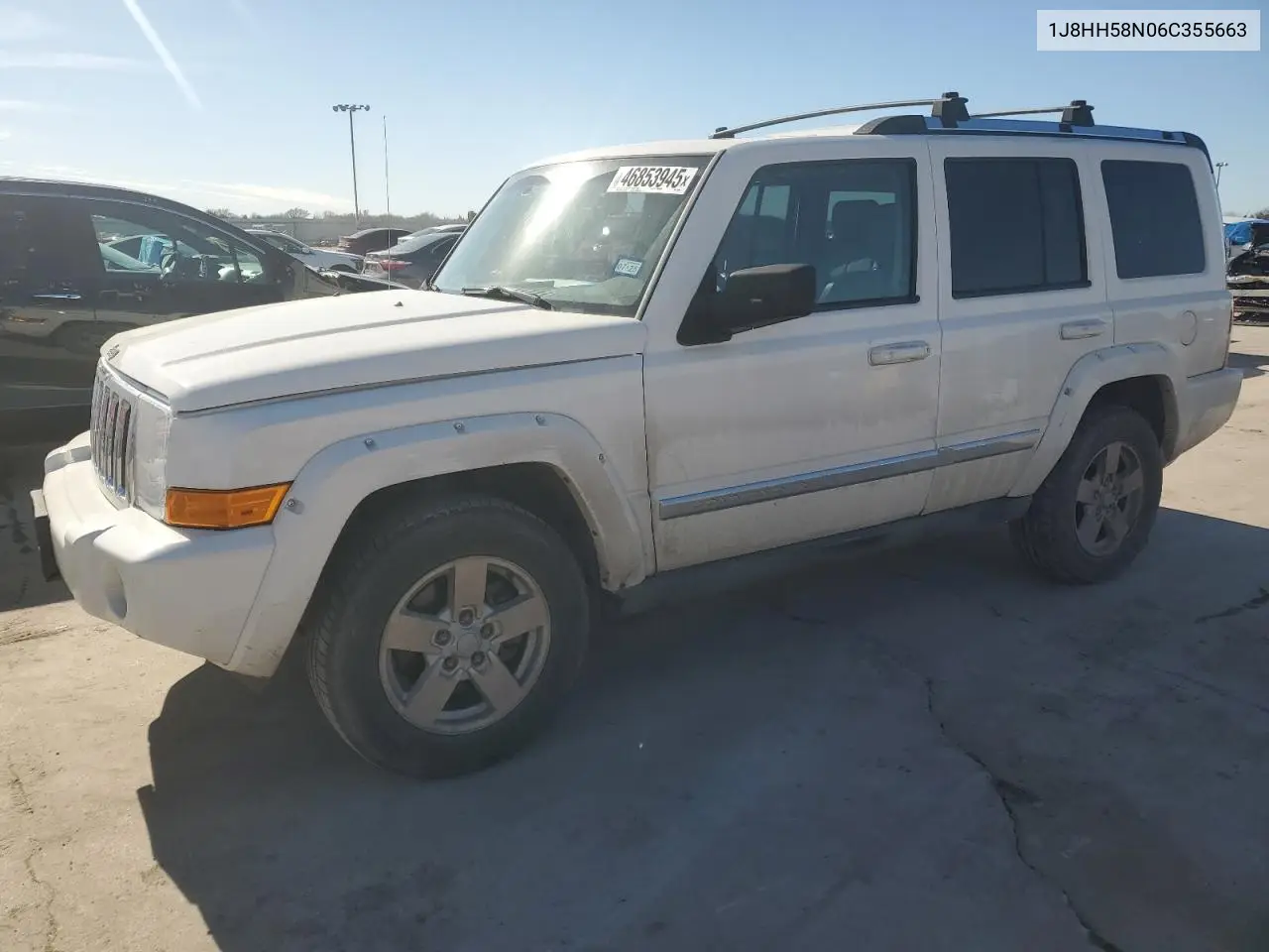 2006 Jeep Commander Limited VIN: 1J8HH58N06C355663 Lot: 46853945