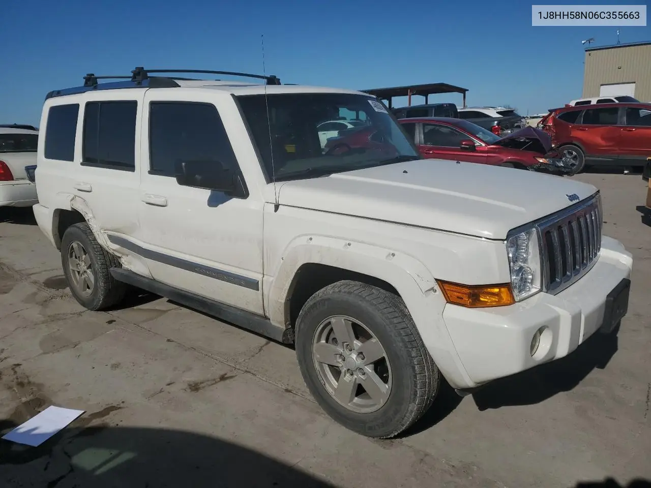 2006 Jeep Commander Limited VIN: 1J8HH58N06C355663 Lot: 46853945