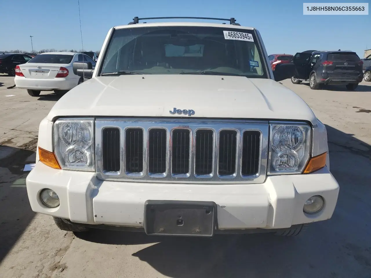 2006 Jeep Commander Limited VIN: 1J8HH58N06C355663 Lot: 46853945