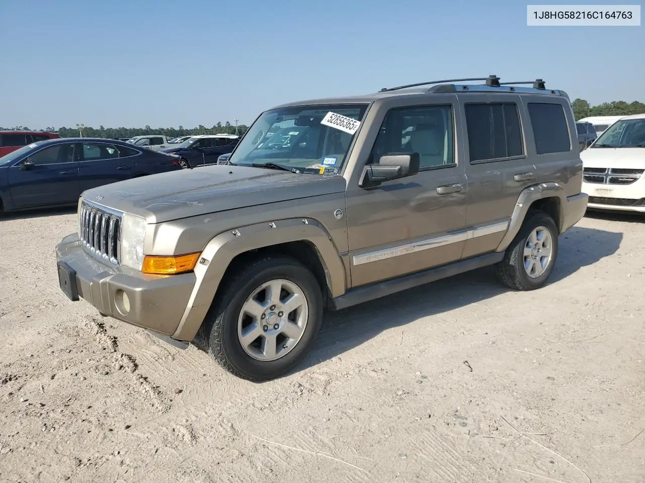2006 Jeep Commander Limited VIN: 1J8HG58216C164763 Lot: 52856365