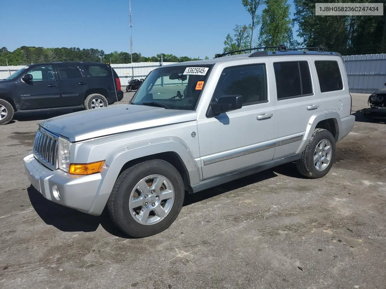 2006 Jeep Commander Limited VIN: 1J8HG58236C247434 Lot: 53625045