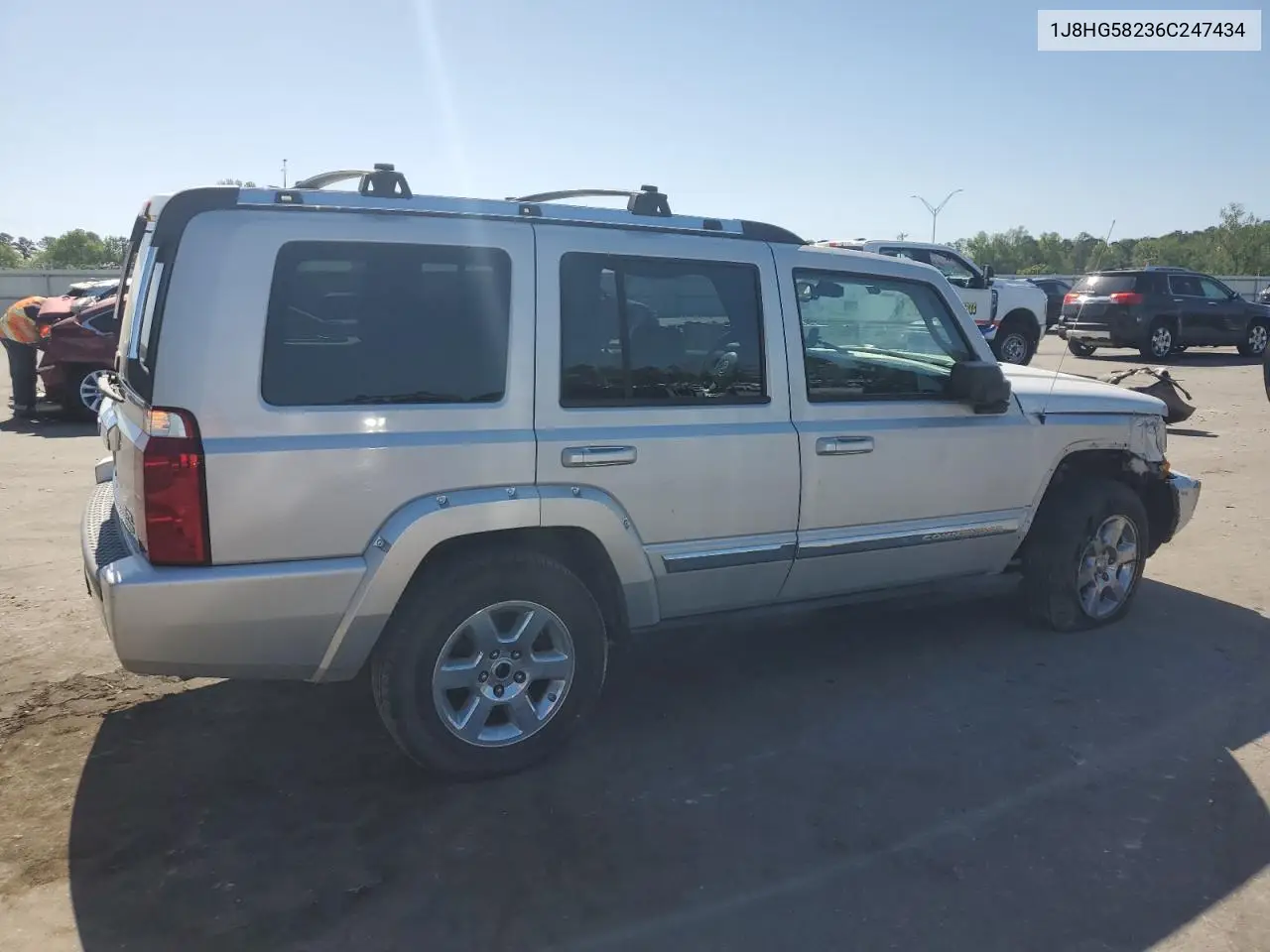 2006 Jeep Commander Limited VIN: 1J8HG58236C247434 Lot: 53625045