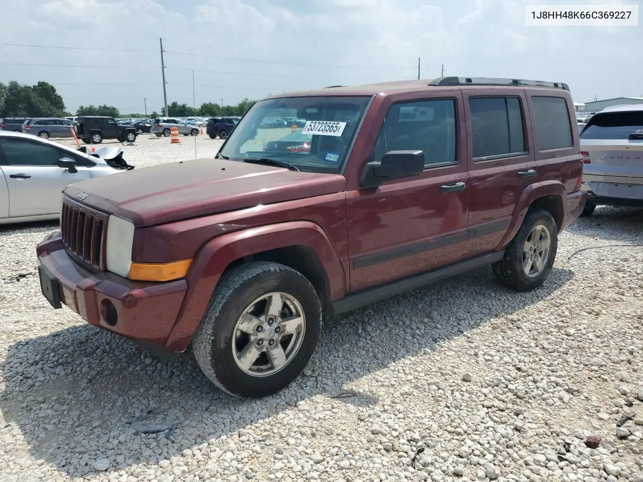 2006 Jeep Commander VIN: 1J8HH48K66C369227 Lot: 53723565