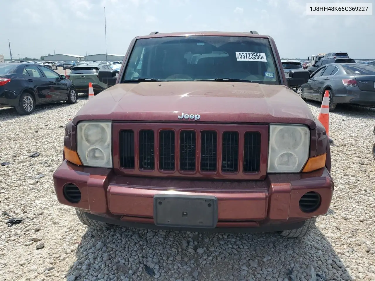 2006 Jeep Commander VIN: 1J8HH48K66C369227 Lot: 53723565