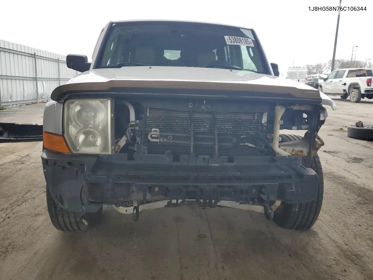 2006 Jeep Commander Limited VIN: 1J8HG58N76C106344 Lot: 53808185