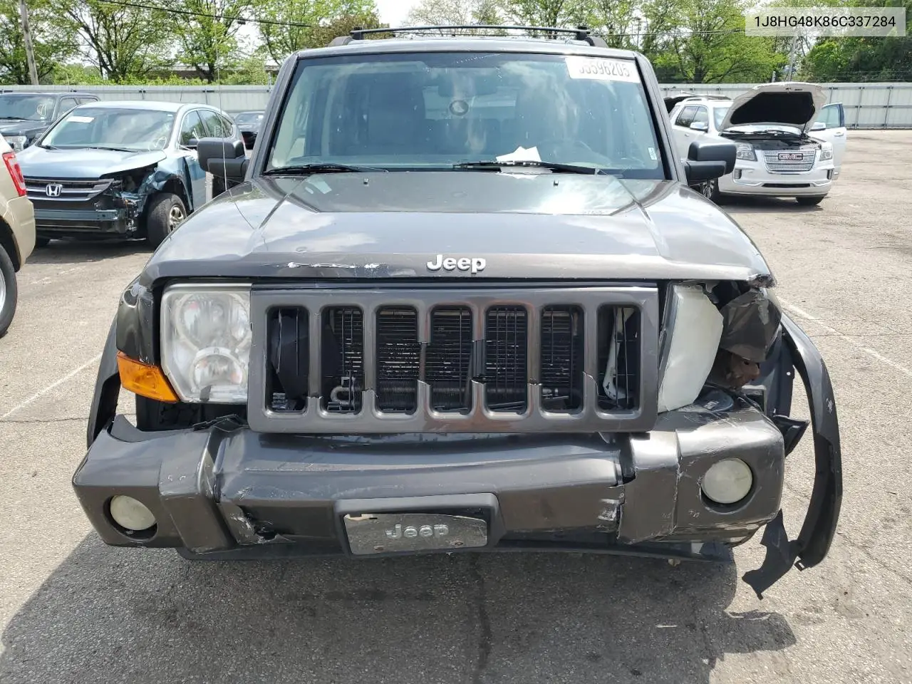 2006 Jeep Commander VIN: 1J8HG48K86C337284 Lot: 55596205