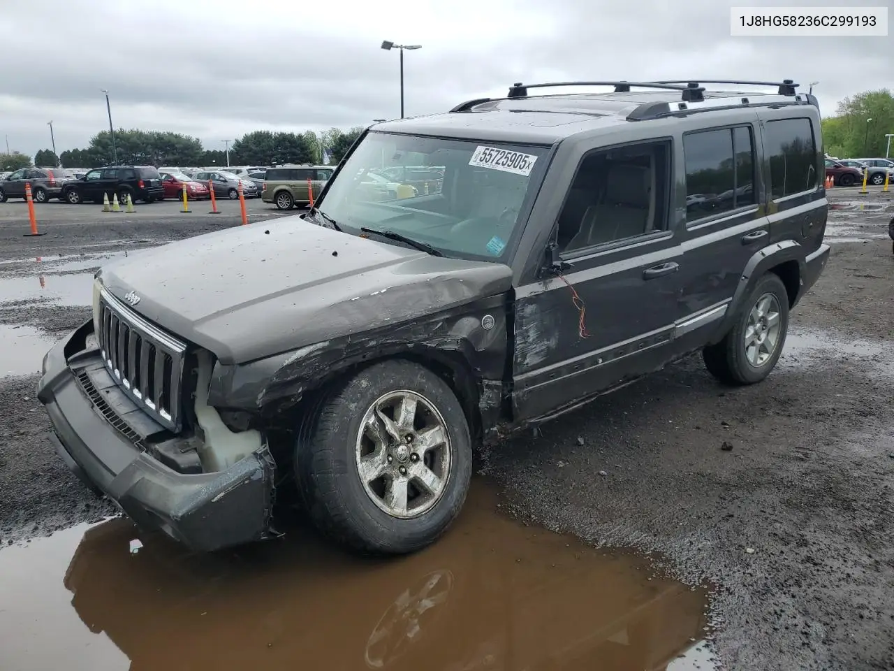 2006 Jeep Commander Limited VIN: 1J8HG58236C299193 Lot: 55725905
