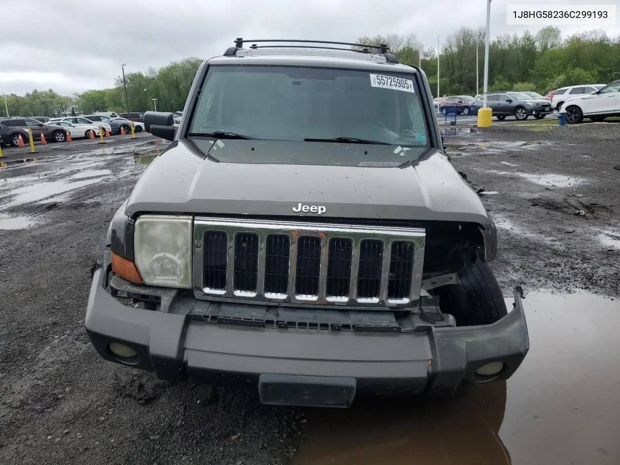 2006 Jeep Commander Limited VIN: 1J8HG58236C299193 Lot: 55725905