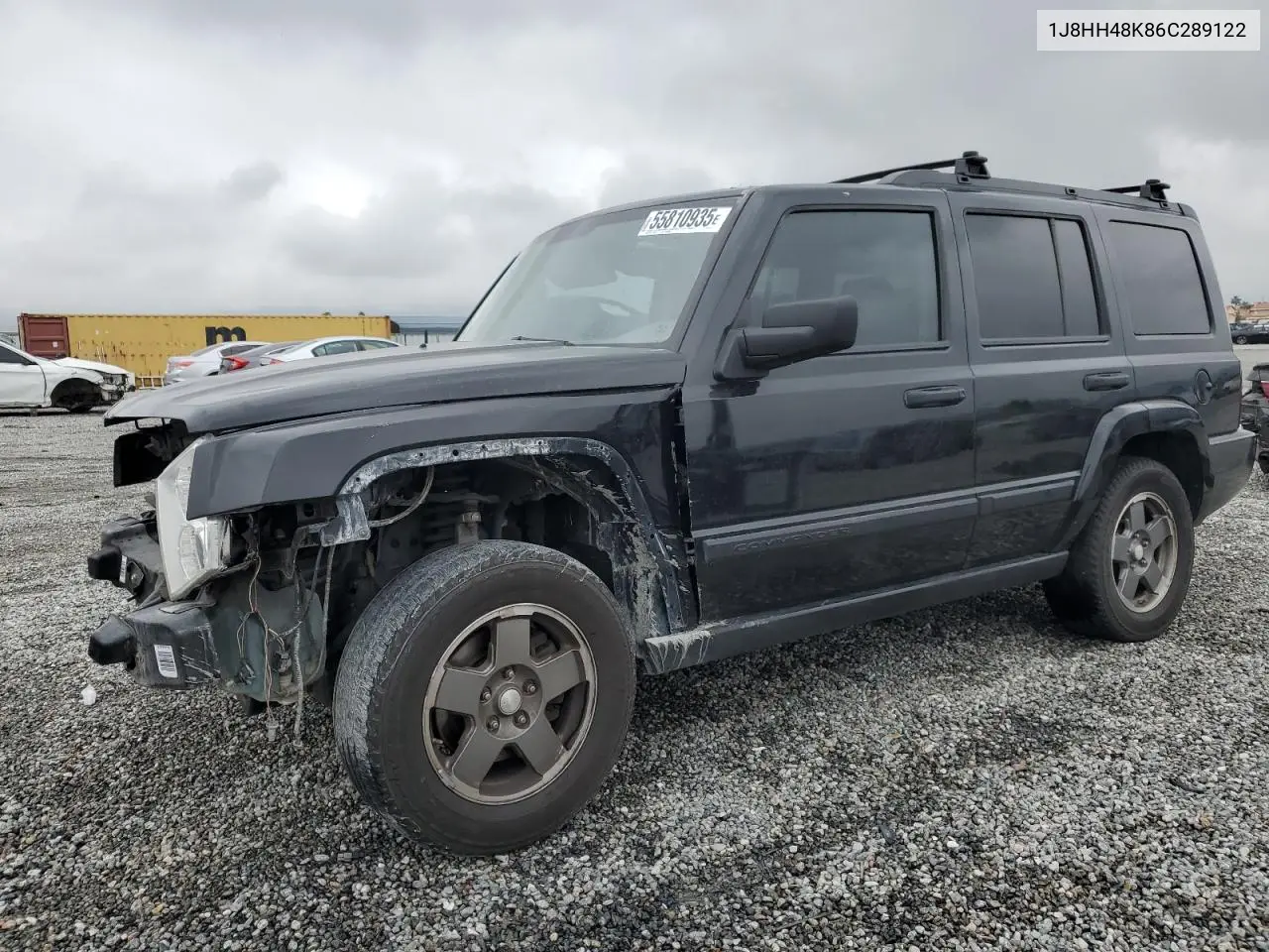 2006 Jeep Commander VIN: 1J8HH48K86C289122 Lot: 55810935