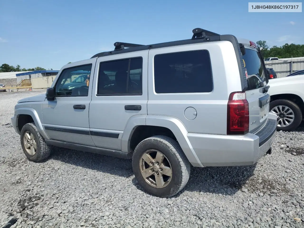 2006 Jeep Commander VIN: 1J8HG48K86C197317 Lot: 56476245