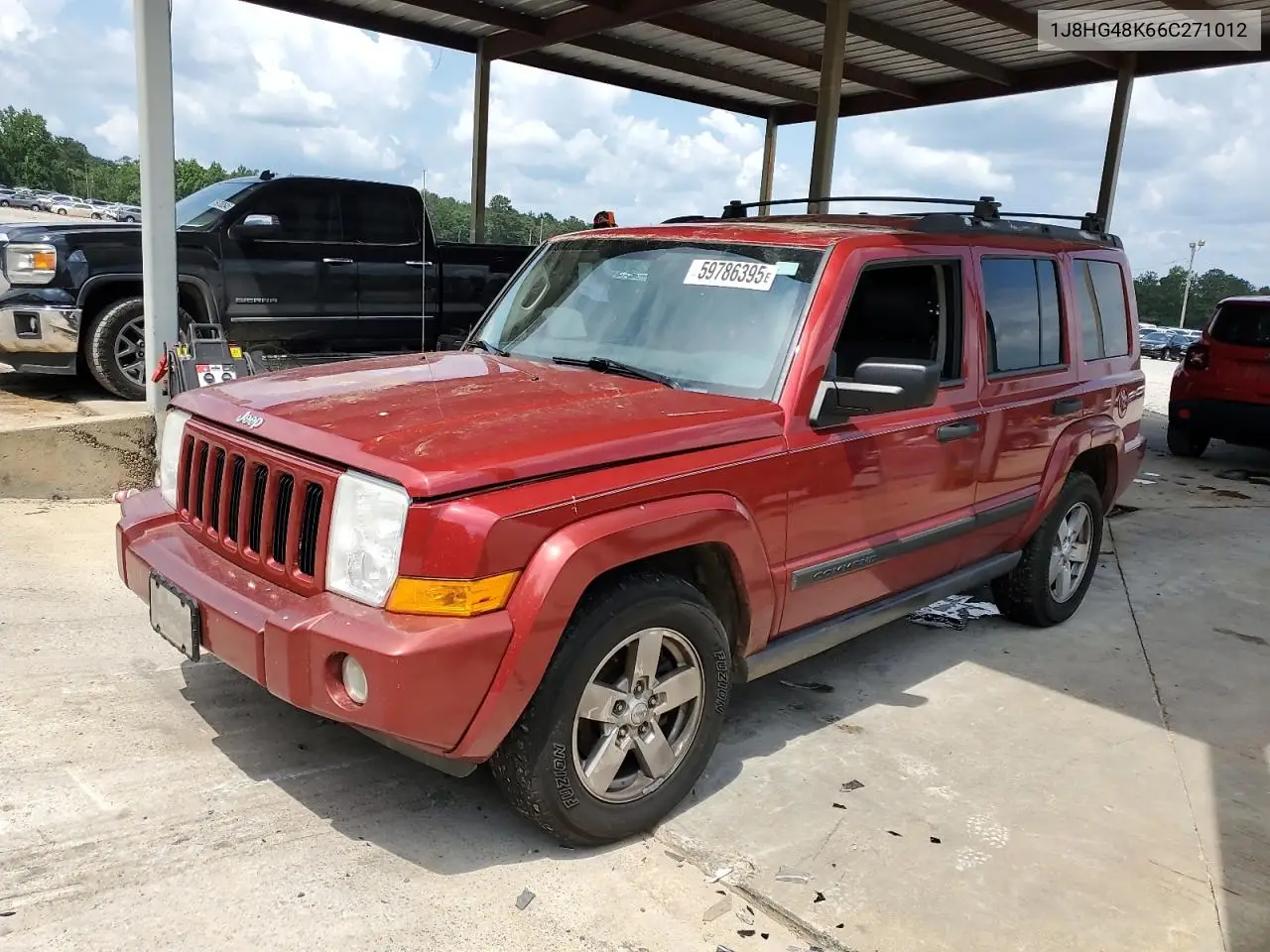 2006 Jeep Commander VIN: 1J8HG48K66C271012 Lot: 59786395