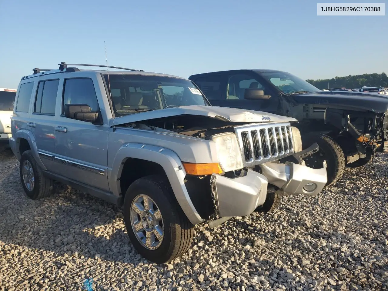 2006 Jeep Commander Limited VIN: 1J8HG58296C170388 Lot: 61134795