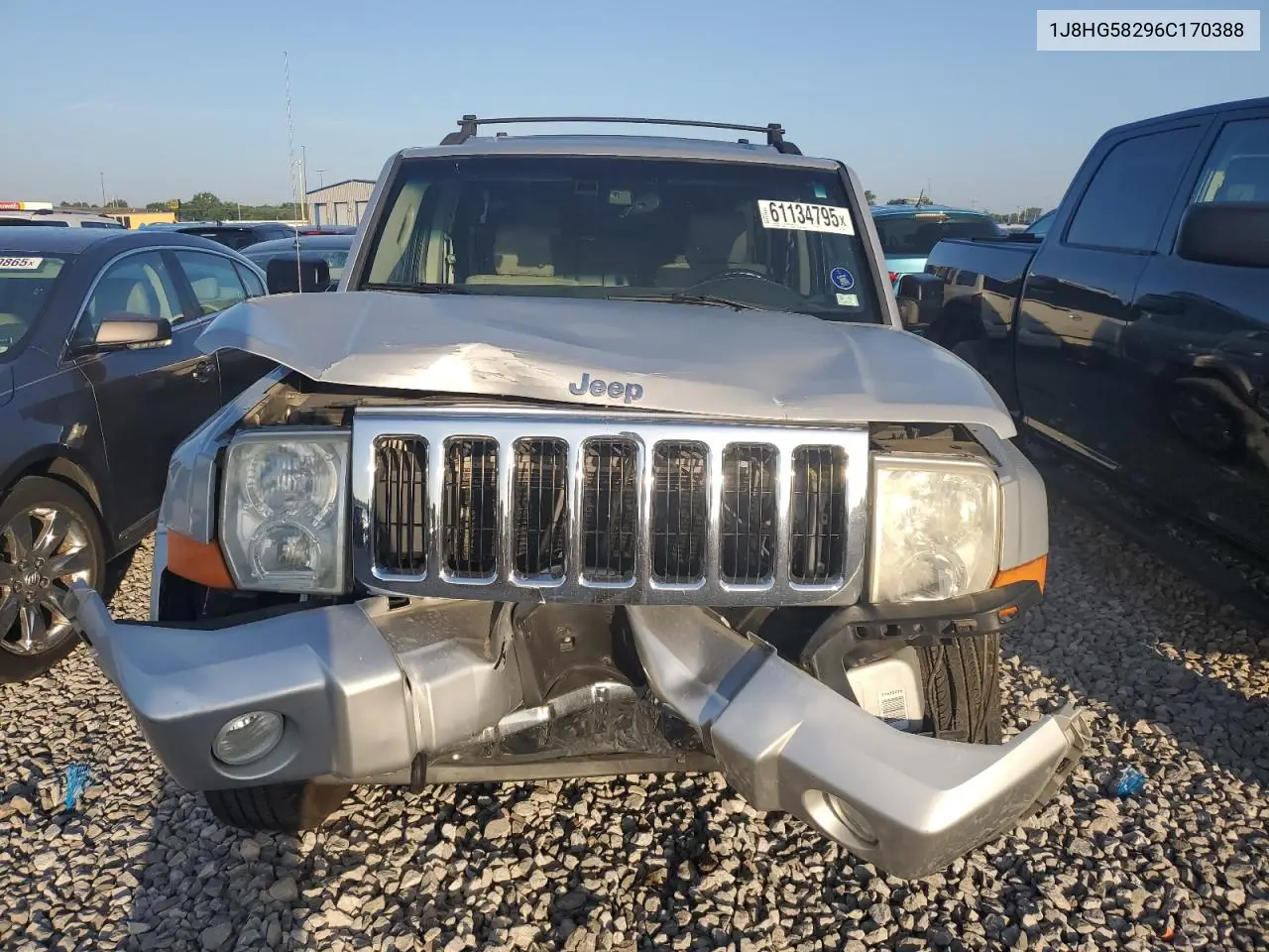 2006 Jeep Commander Limited VIN: 1J8HG58296C170388 Lot: 61134795
