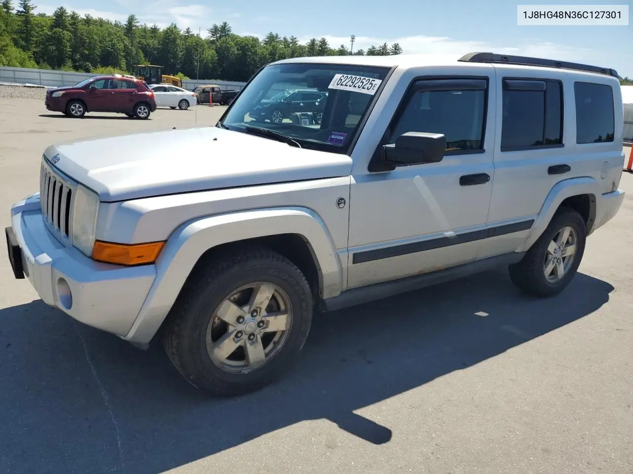 2006 Jeep Commander VIN: 1J8HG48N36C127301 Lot: 62292525